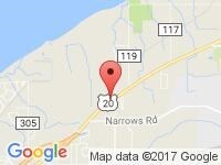 Map of Starrs Cars & Trucks Inc at 7390 N Ridge Rd, Madison, OH 44057
