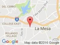 Map of Automotive Management Agency at 7400 El Cajon Bl Suite 105, San Diego, CA 91942