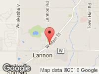 Map of Luxury Auto Sales & Service at 20200 Main Street, Lannon, WI 53046