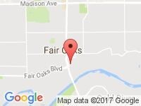 Map of Supreme Auto at 10111 Fair Oaks Blvd, Fair Oaks, CA 95628