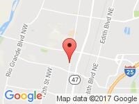 Map of Car Pros Auto Sales at 5029 4th St. NW, Albuquerque, NM 87107