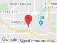 Map of Enterprise Van Sales at 3384 Cherry Ave, Long Beach, CA 90807