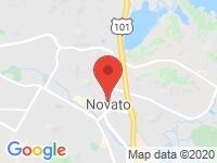 Map of Vale Auto at 7374B Redwood Blvd, Novato, CA 94945