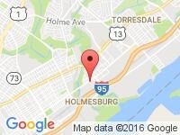 Map of Flex Auto Trading LLC at 8305 Torresdale Ave, Philadelphia, PA 19136