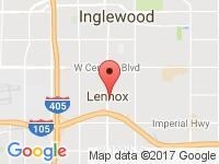 Map of Lot 2 - Inglewood at 10836 Hawthorne Blvd, Lennox, CA 90304