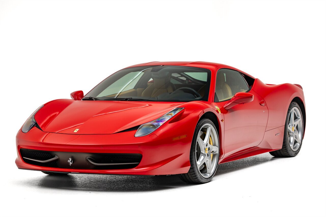 Red Ferrari 458 Italia sold by Motorcars International