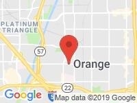Map of B & J Car Company at 1138 W. Chapman Ave, Orange, CA 92868