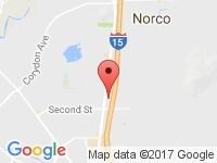 Map of Norco Truck Center at 2075 Hamner Ave, Norco, CA 92860
