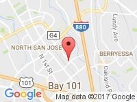 Map of DEALERNET at 521 Charcot Ave Suite 221, San Jose, CA 95131