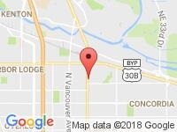 Map of Continental Motors Inc at 6936 NE Martin Luther King Jr Blvd,, Portland, OR 97211