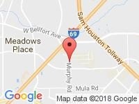 Map of ZAZA MOTORS at 12227 Murphy Road, Stafford, TX 77477