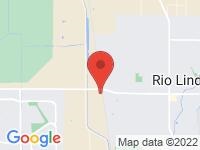 Map of United Automotive at 6400 Blacktop Rd, Unit F, Rio Linda, CA 95673