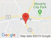 Map of Last Chance Auto Sales at 440 HWY 13 South, Waverly, TN 37185