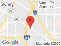 Map of Autobahn Luxury Motors at 10970 Firestone BLVD, Norwalk, CA 90650-2241