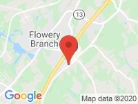 Map of Always Approved Auto Sales at 4860 Hog Mountain Road, Flowery Branch, GA 30542
