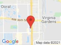 Map of Sayara Motors at 7705 NW 29 STREET UNIT, Doral, FL 33122