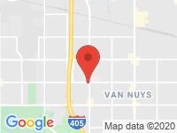 Map of All In Auto Group at 15316 Vanowen St, Van Nuys, CA 91406