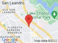 Map of Big Lam Motors at 14829 E.14th St, San Leandro, CA 94578