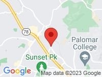 Map of Salas Consulting LLC at 2570 S. Santa Fe Ave., Vista, CA 92084