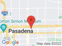 Map of Fremont & Purdon Auto Sales at 1055 E Walnut St, Pasadena, CA 91106