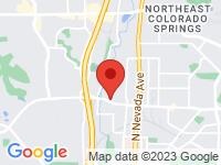 Map of Peak Auto Sales at 312 W Fillmore St, Colorado Springs, CO 80907