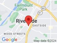 Map of Auto Expert at 3451 14th St, Riverside, CA 92501