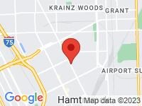 Map of Conant Motors at 12026 Conant Street, Detroit, MI 48212