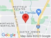 Map of Houston Elite Motors at 10317 Aldine Westfield Rd., Houston, TX 77093