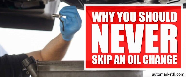 Why You Should Never Skip An Oil change