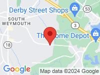 Map of Worldwide Preowned at 185 Liberty St, South Weymouth, MA 02190