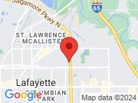 Map of Nick's Auto Nook at 880 Sagamore Pkwy N, Lafayette, IN 47904