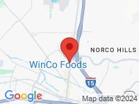 Map of Luxor Auto Wholesale at 942 Hamner Ave, Norco, CA 92860