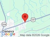 Map of All States Box Truck Sales at 4508 N Ridge Road E, Geneva, OH 44041