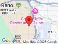 Map of Reno Sparks Auto Sales at 1539 Vassar St 203, Reno, NV 89502