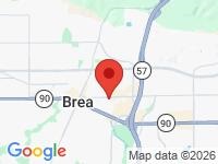 Map of Cars 4 Movie at 700 E BIRCH ST, Brea, CA 92822