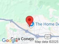 Map of Car Loft at 165 Ruby Dr., Newbury Park, CA 91320