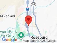 Map of Earnest Auto Sales at 468 NW Garden Valley Blvd, Roseburg, OR 97470