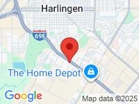 Map of De la Garza Trade Park at 3202 S Expressway 83, Harlingen, TX 78552