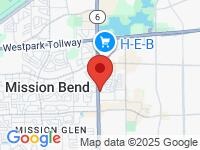 Map of Robinhood Auto Credit Inc at 7355 HWY 6 South Suite A, Houston, TX 77083