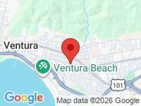 Map of Sun Coast Auto Dealer at 2386 E Thompson Blvd, Ventura, CA 93003