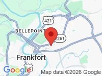 Map of Aerolimited at 598 Warsaw Street, Frankfort, KY 40601