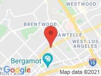 Map of Refined at 12340 Santa Monica Blvd, Los Angeles, CA 90025