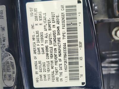 2008 Honda Accord EX   - Photo 33 - Midlothian, IL 60445