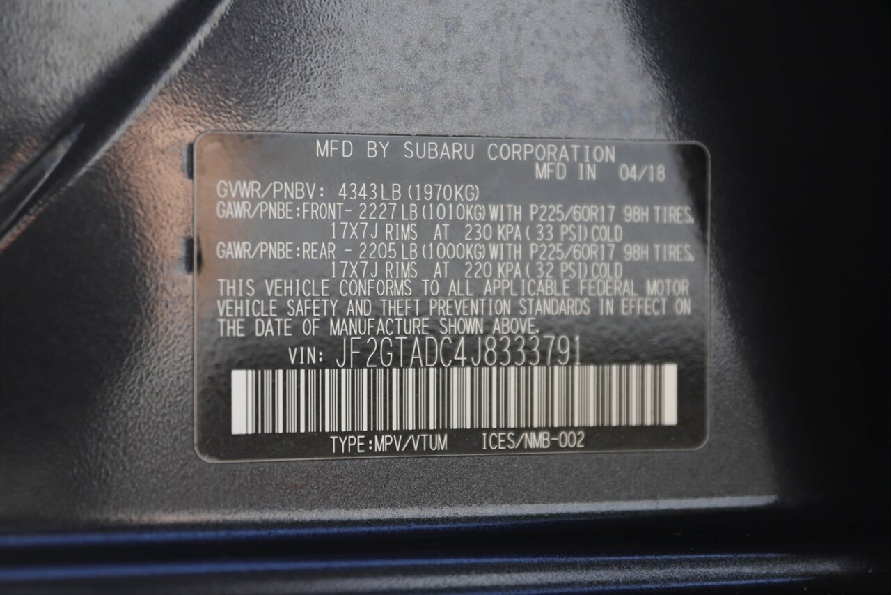 2018 Subaru Crosstrek 2.0i Premium   - Photo 34 - Neptune City, NJ 07753