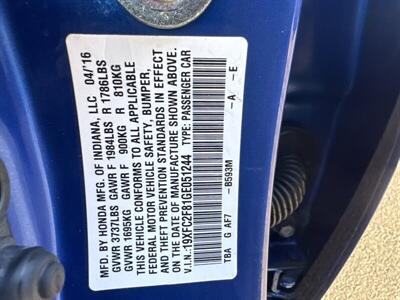 2016 Honda Civic EX w/Honda Sensing   - Photo 32 - Pittsburg, CA 94565-2812