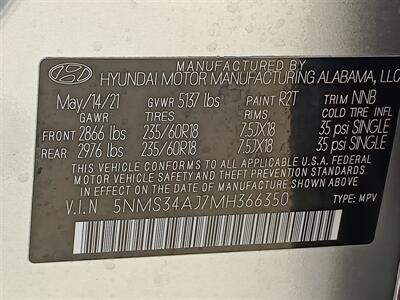 2021 Hyundai SANTA FE SEL   - Photo 31 - Dallas, TX 75252