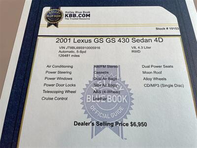 2001 Lexus GS   - Photo 16 - Pleasanton, CA 94566