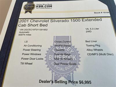 2001 Chevrolet Silverado 1500 LS   - Photo 14 - Pleasanton, CA 94566