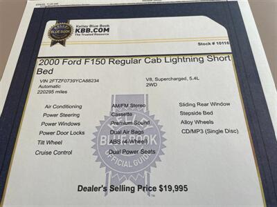 2000 Ford F-150 SVT Lightning   - Photo 15 - Pleasanton, CA 94566