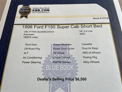 1998 Ford F-150 XLT   - Photo 13 - Pleasanton, CA 94566